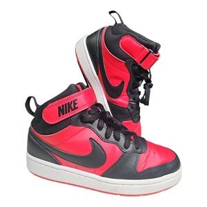 Nike Court Borough Mid 2 GS "Black University Red" (CD7782-602) unisex